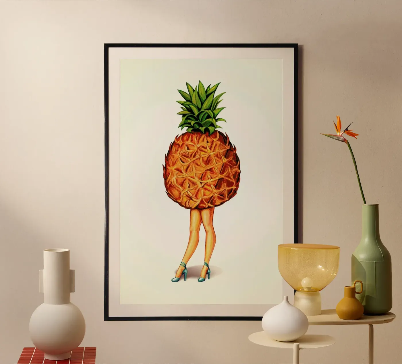 Fruit Stand - Pineapple poster de Kelly Gilleran