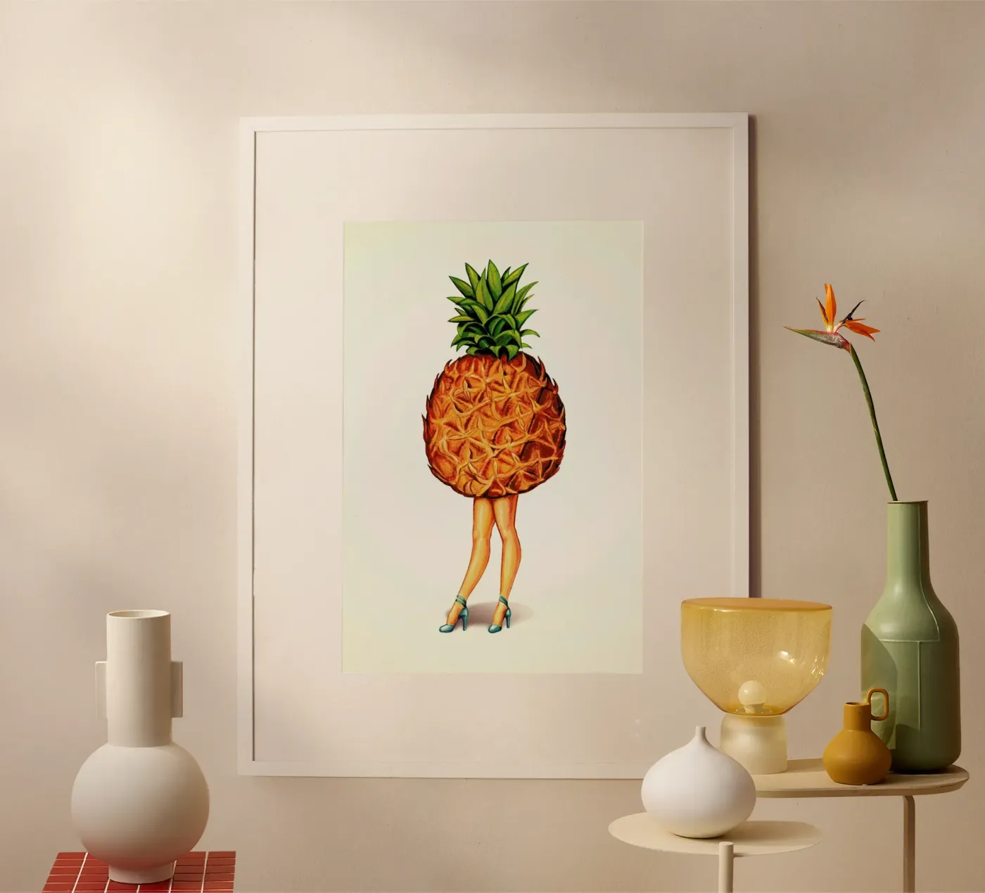 Fruit Stand - Pineapple poster de Kelly Gilleran