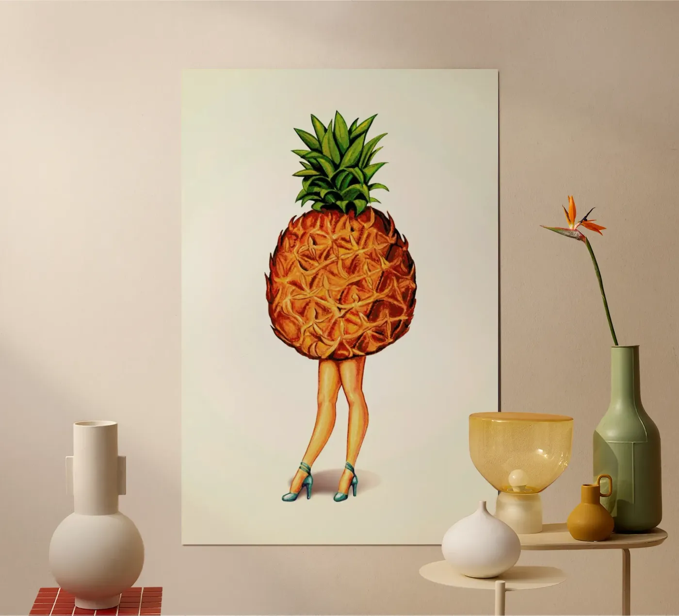 Fruit Stand - Pineapple poster de Kelly Gilleran