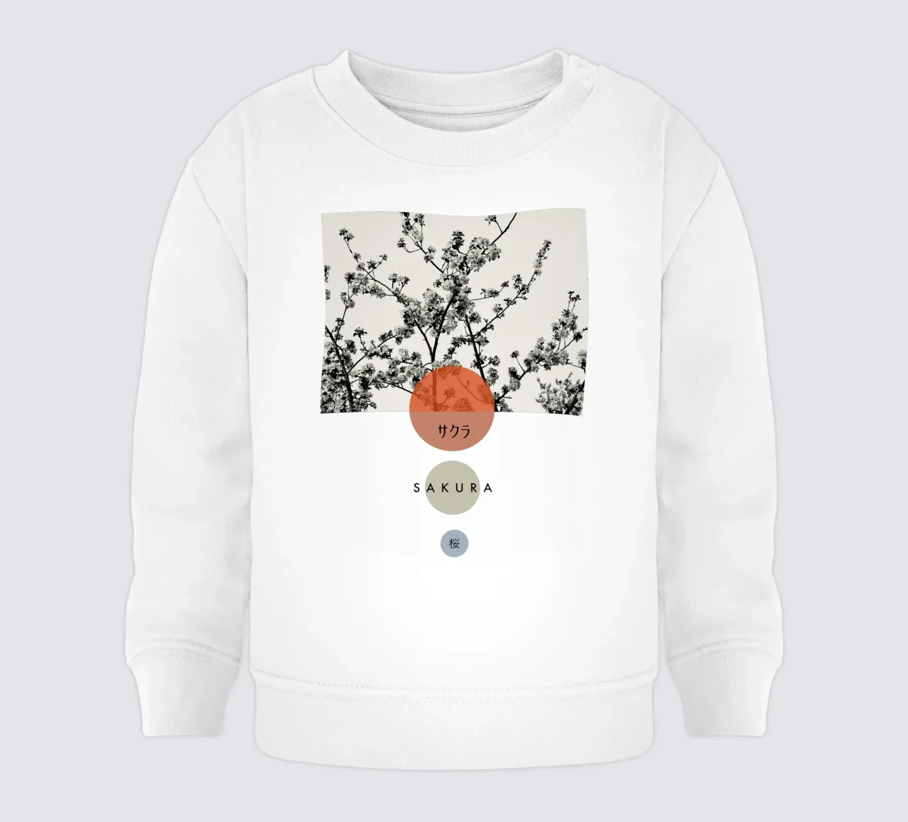 sakura -Japan felpa neonato da natural neutral