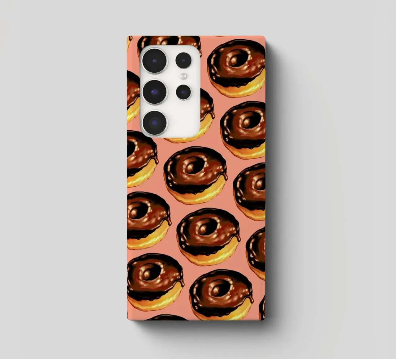 Chocolate Donut Pattern - Pink cover samsung da Kelly Gilleran