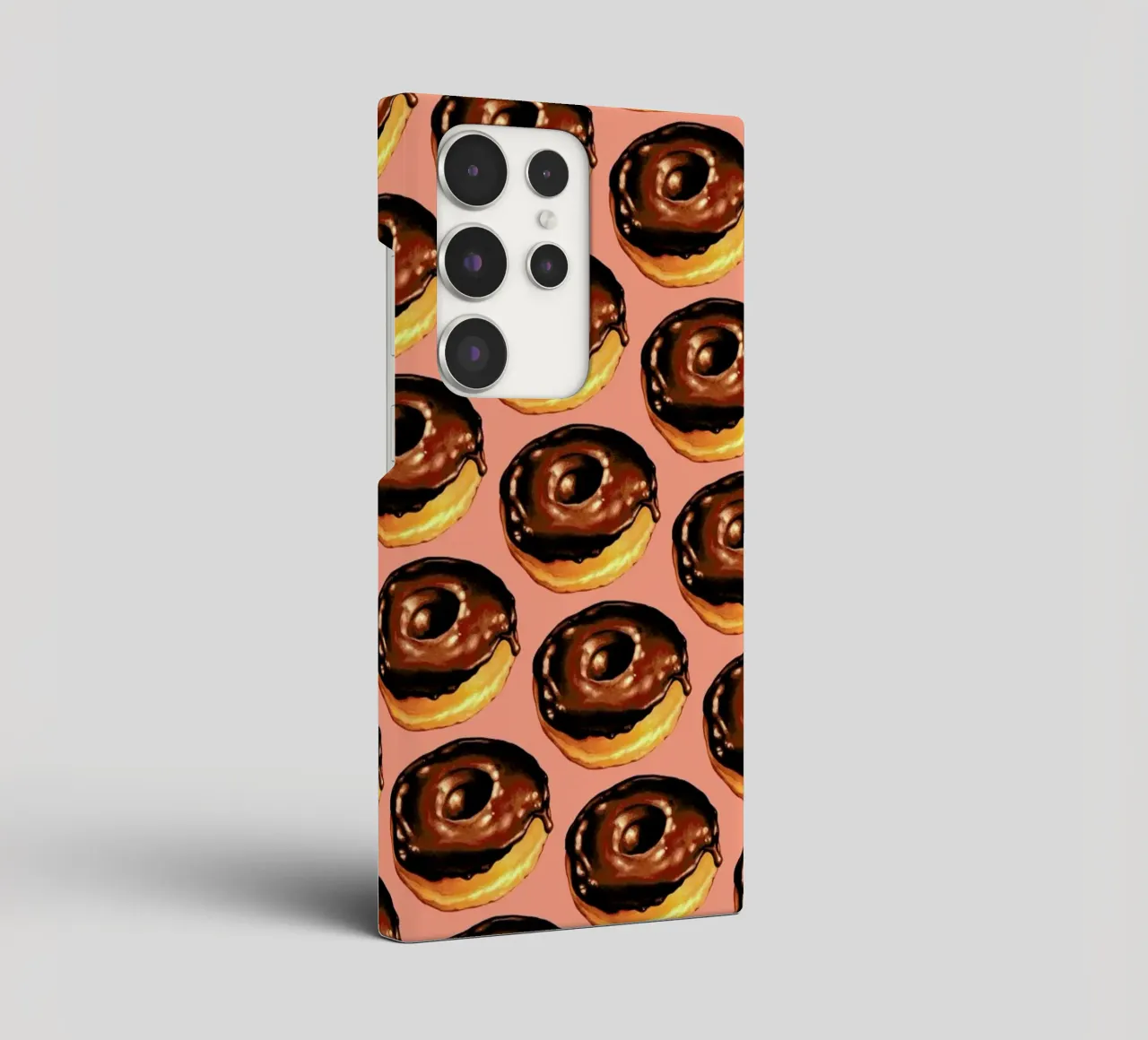 Chocolate Donut Pattern - Pink cover samsung da Kelly Gilleran