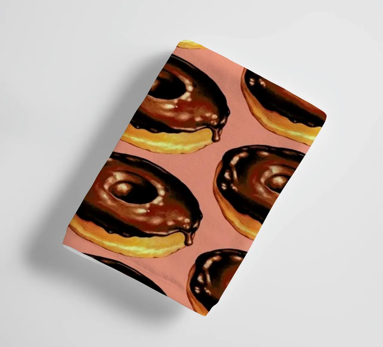 Chocolate Donut Pattern - Pink asciugamano da bagno da Kelly Gilleran