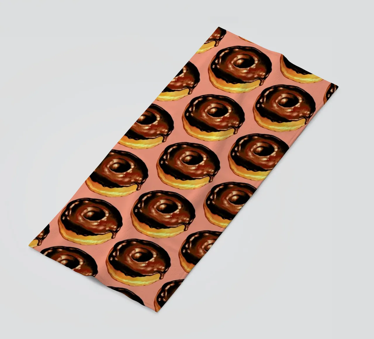 Chocolate Donut Pattern - Pink telo mare da Kelly Gilleran