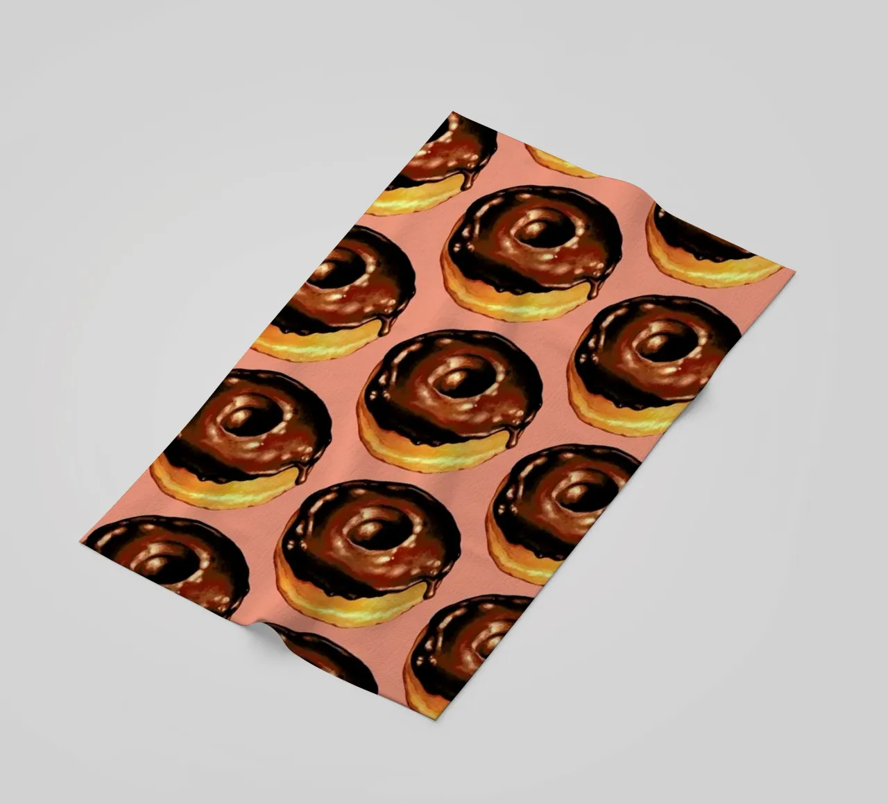 Chocolate Donut Pattern - Pink toalla de playa de Kelly Gilleran