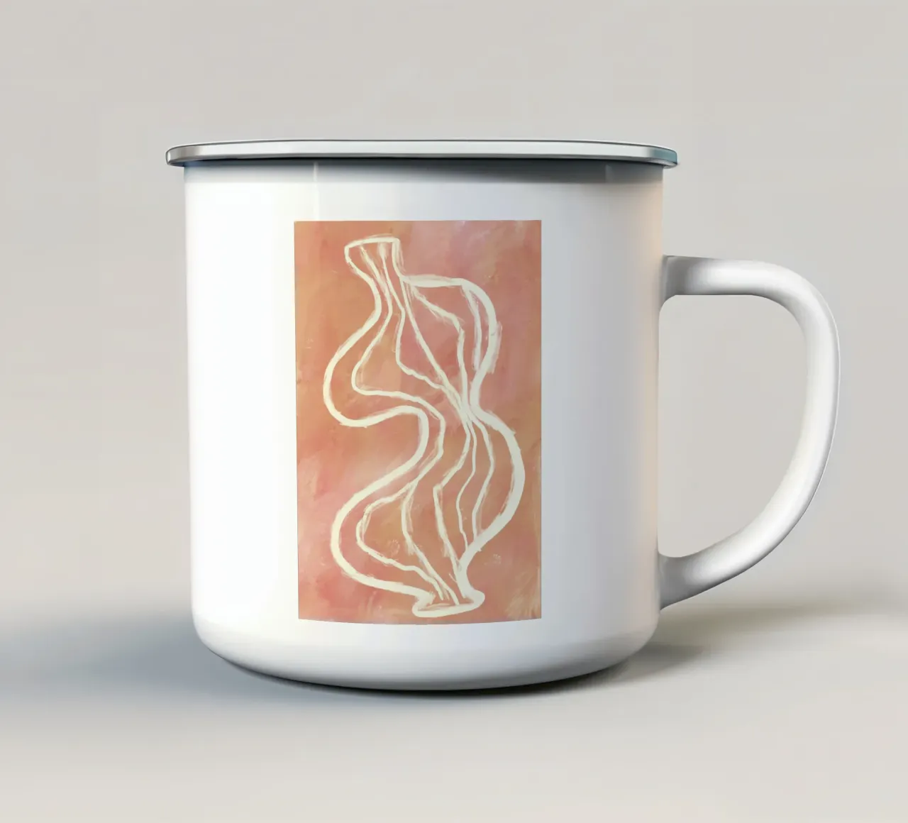 Vie Simple No tazza in smalto da treechild
