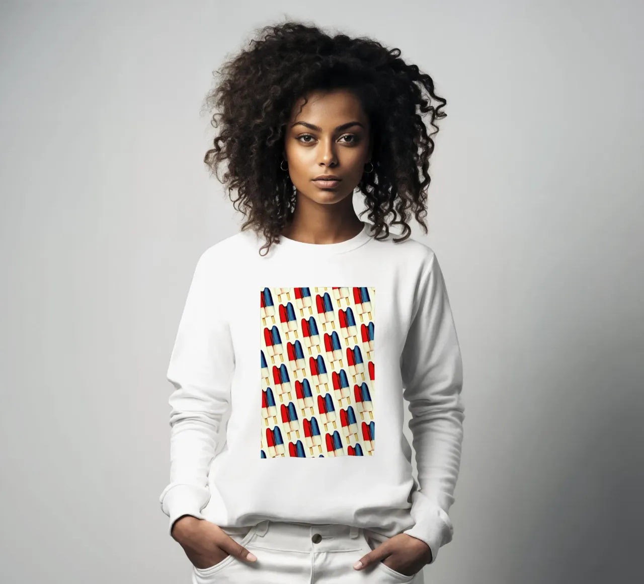 Double Popsicle Pattern felpa da Kelly Gilleran
