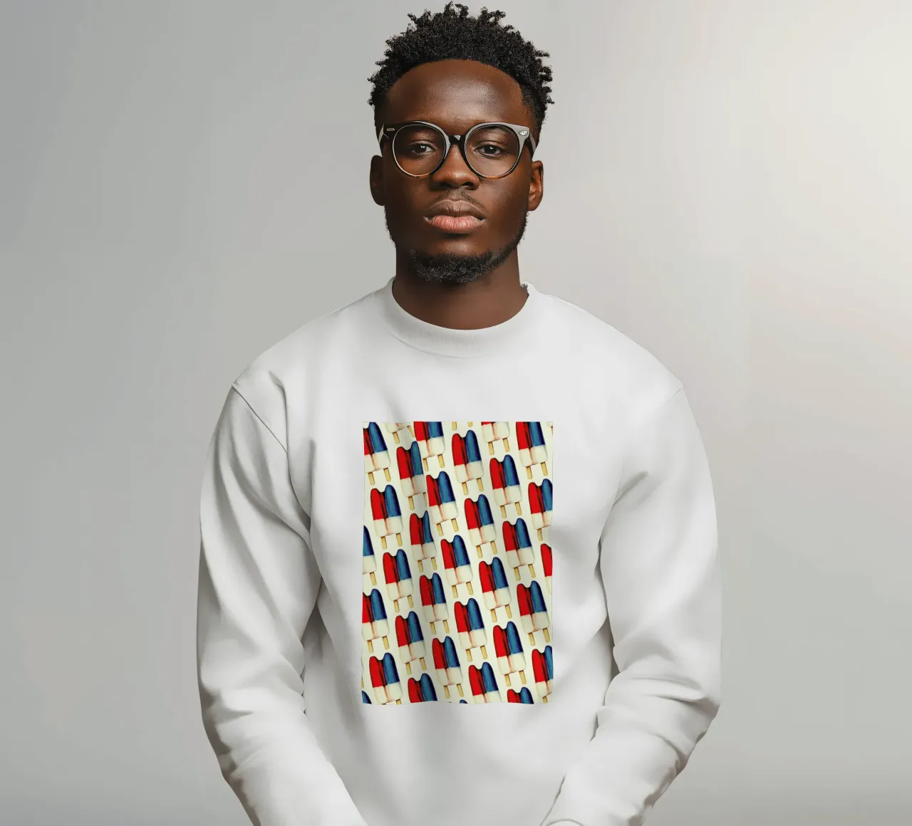 Double Popsicle Pattern felpa da Kelly Gilleran