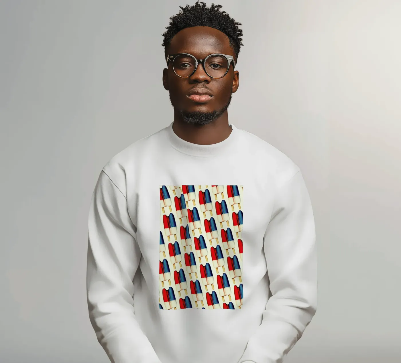 Double Popsicle Pattern felpa da Kelly Gilleran