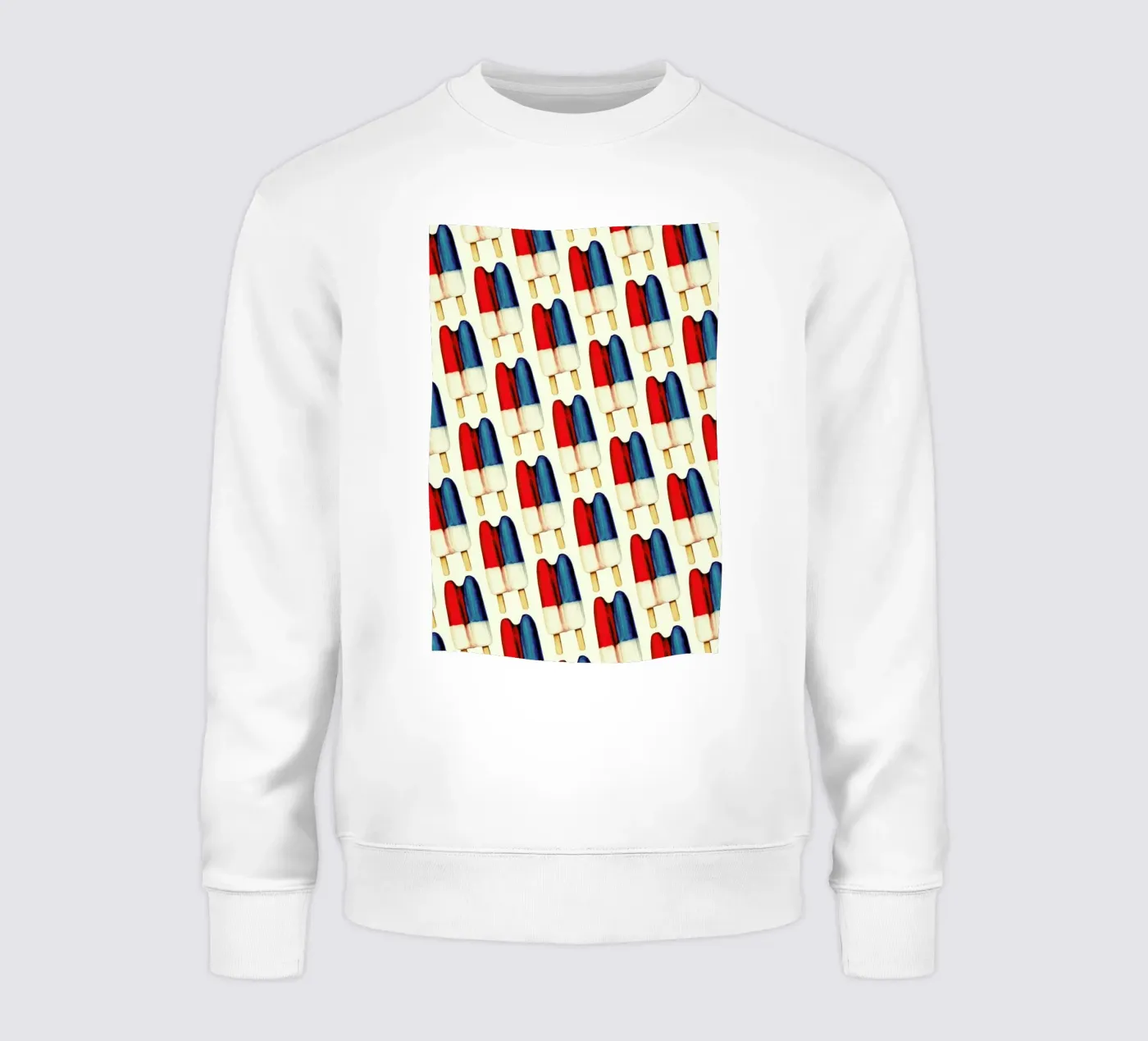 Double Popsicle Pattern sweatshirt by Kelly Gilleran