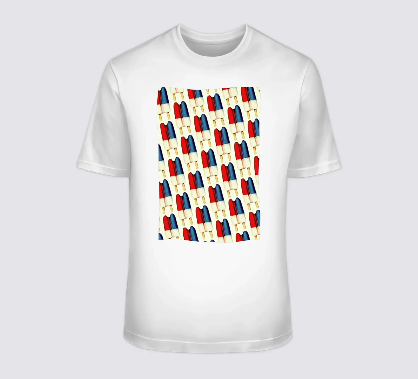 Double Popsicle Pattern t-shirt van Kelly Gilleran