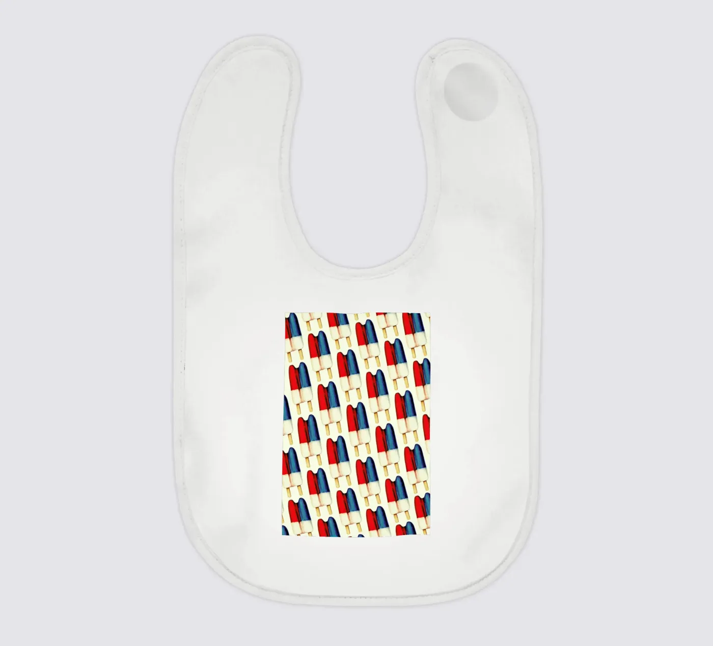 Double Popsicle Pattern baby slabbetje van Kelly Gilleran