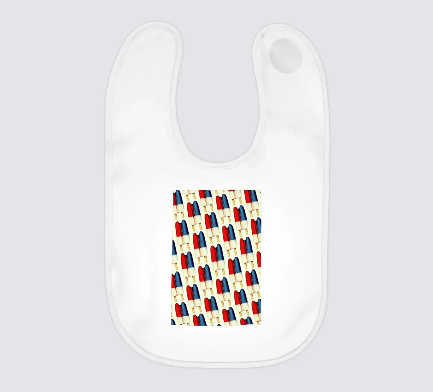Double Popsicle Pattern baby slabbetje van Kelly Gilleran