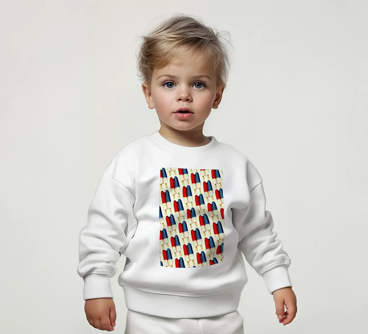 Double Popsicle Pattern sweat pour bébé de Kelly Gilleran