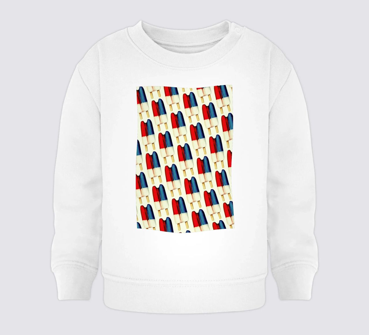 Double Popsicle Pattern felpa neonato da Kelly Gilleran