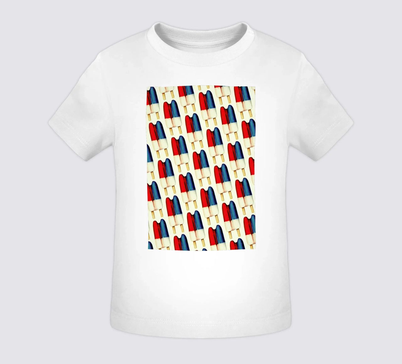 Double Popsicle Pattern maglietta neonato da Kelly Gilleran