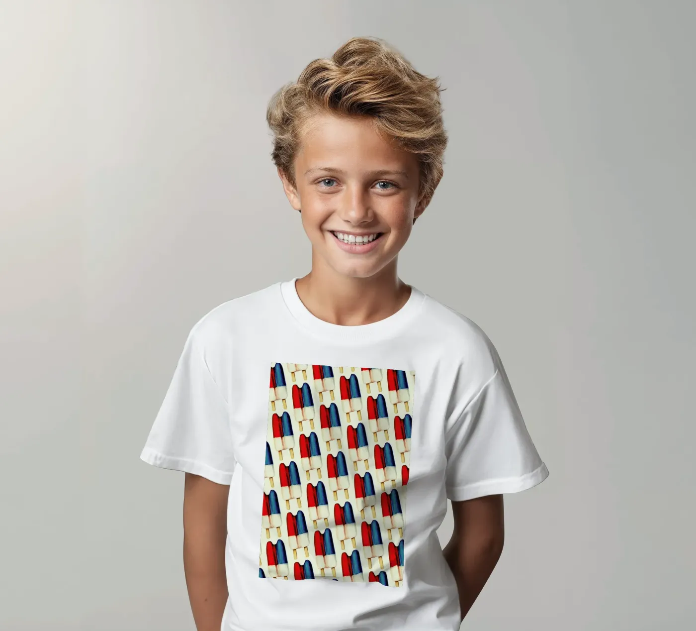 Double Popsicle Pattern t-shirt bambini da Kelly Gilleran