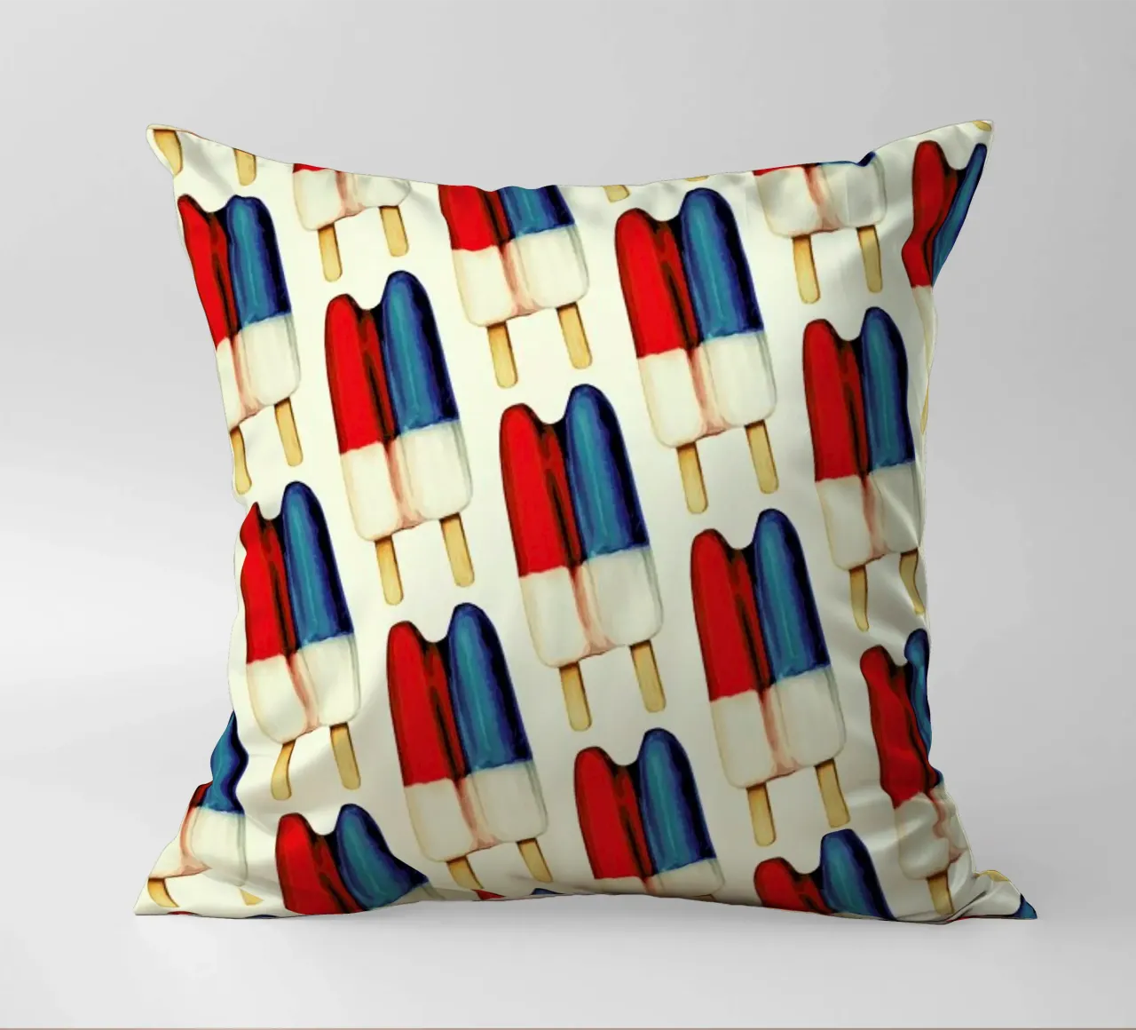 Double Popsicle Pattern cuscino da Kelly Gilleran