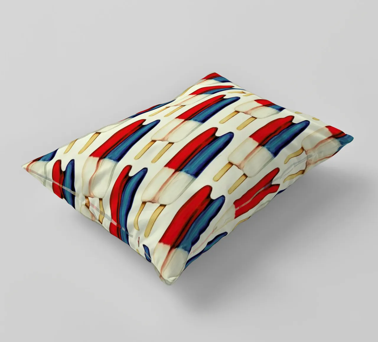 Double Popsicle Pattern cuscino da Kelly Gilleran