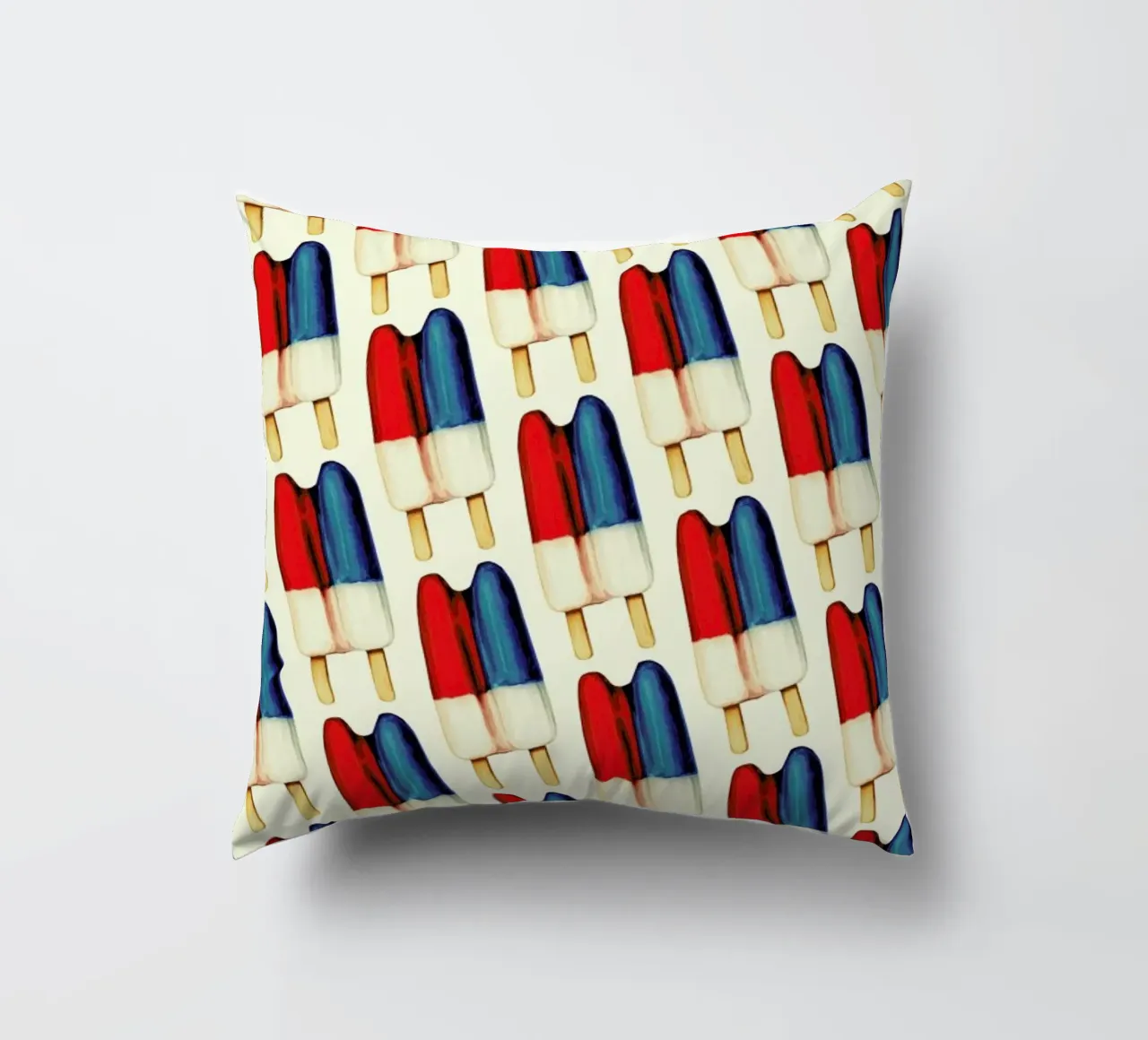 Double Popsicle Pattern cuscino da Kelly Gilleran