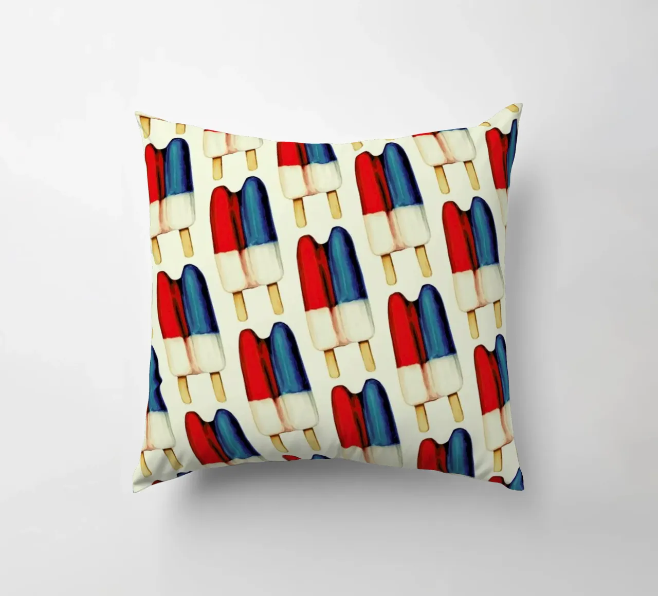 Double Popsicle Pattern cuscino da Kelly Gilleran