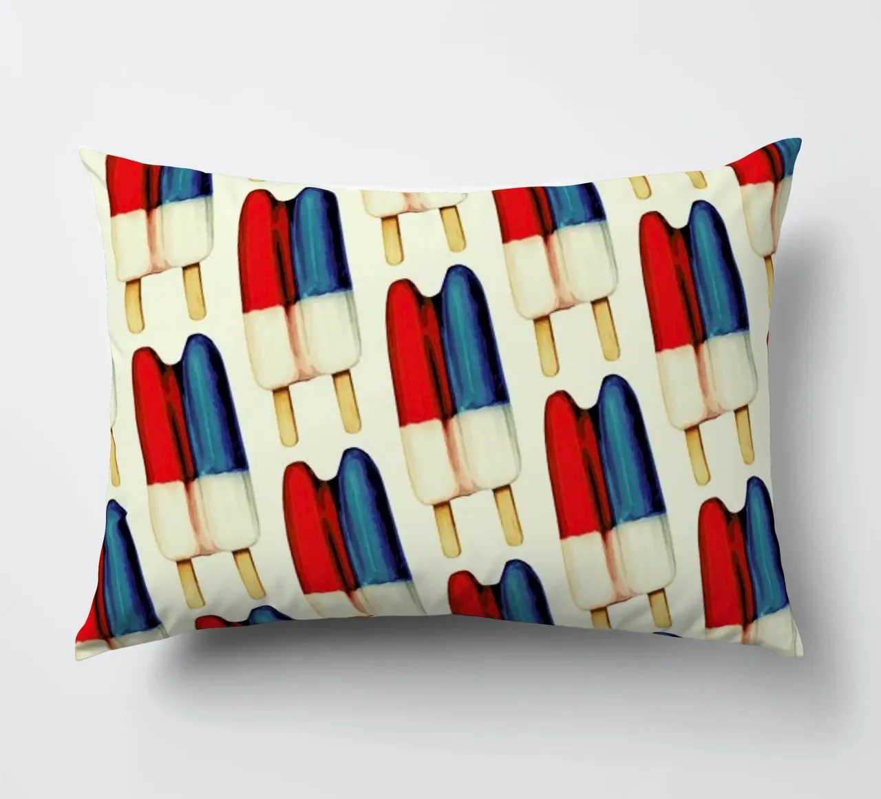 Double Popsicle Pattern cuscino da Kelly Gilleran