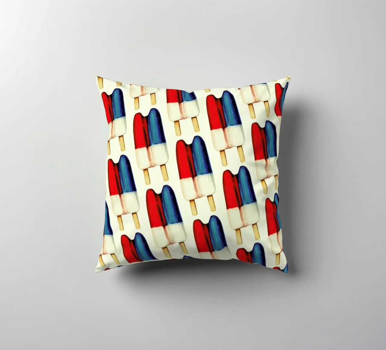 Double Popsicle Pattern cuscino da Kelly Gilleran
