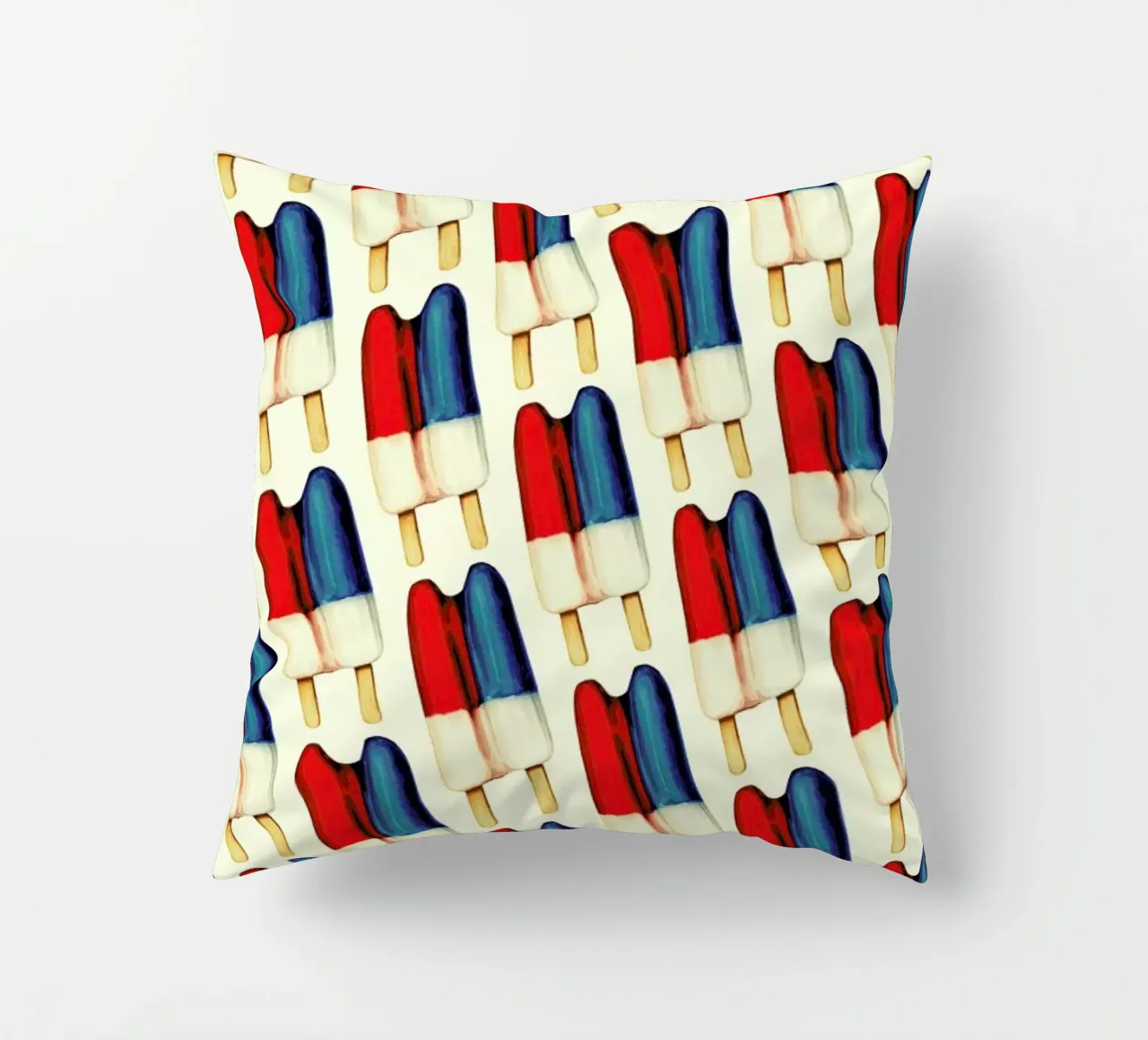 Double Popsicle Pattern cuscino da Kelly Gilleran