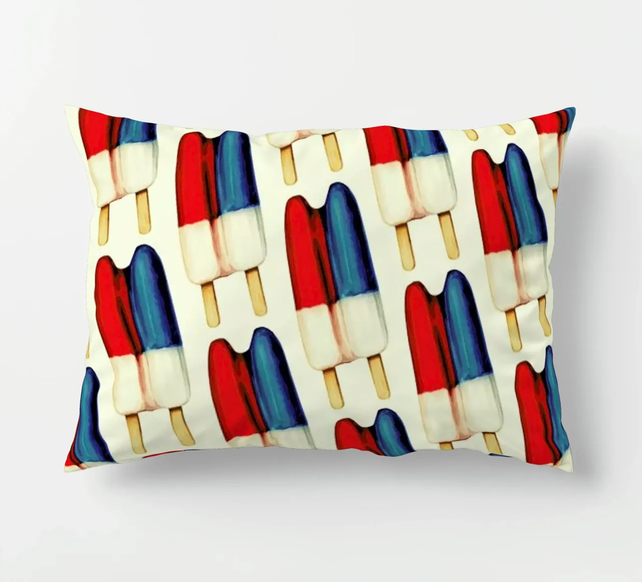 Double Popsicle Pattern cuscino da Kelly Gilleran