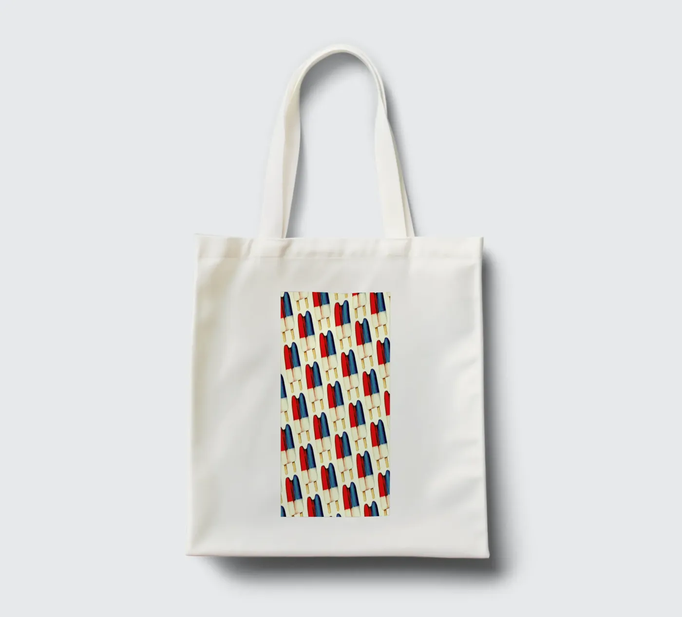 Double Popsicle Pattern tote bag by Kelly Gilleran