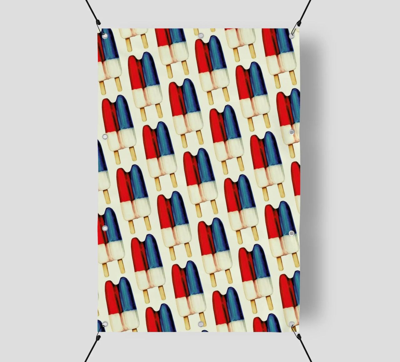 Double Popsicle Pattern telo in pvc da Kelly Gilleran