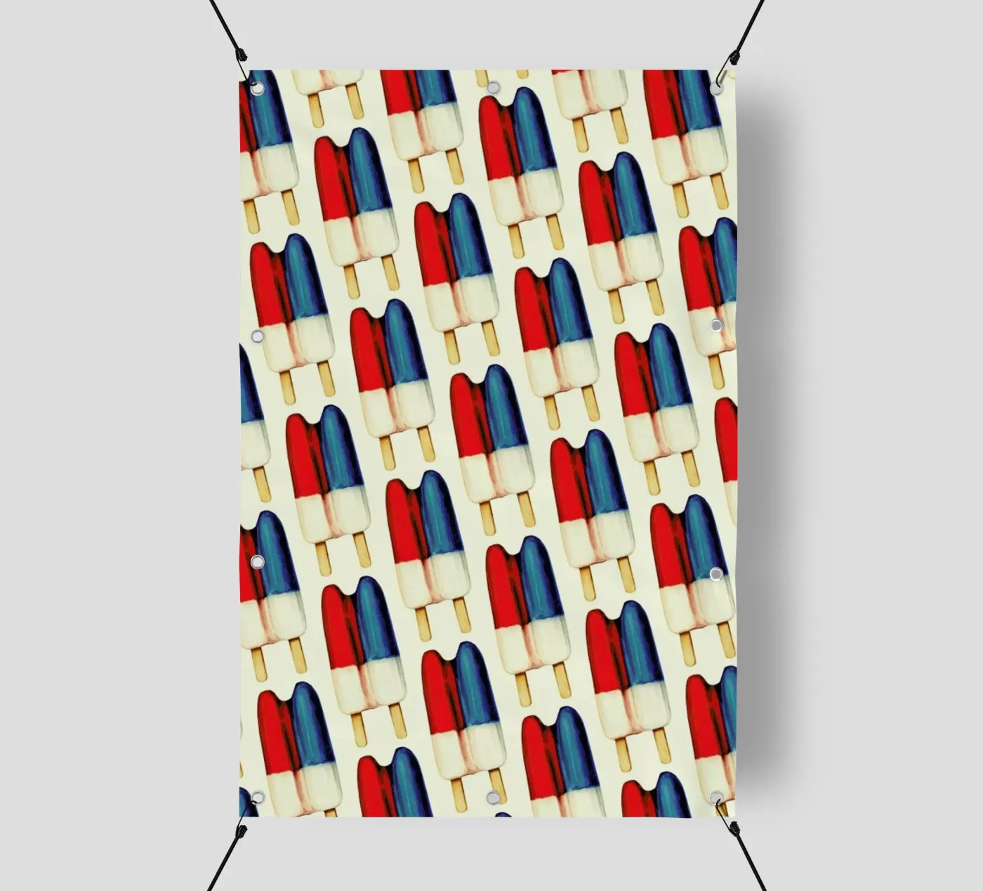 Double Popsicle Pattern PVC Plane von Kelly Gilleran