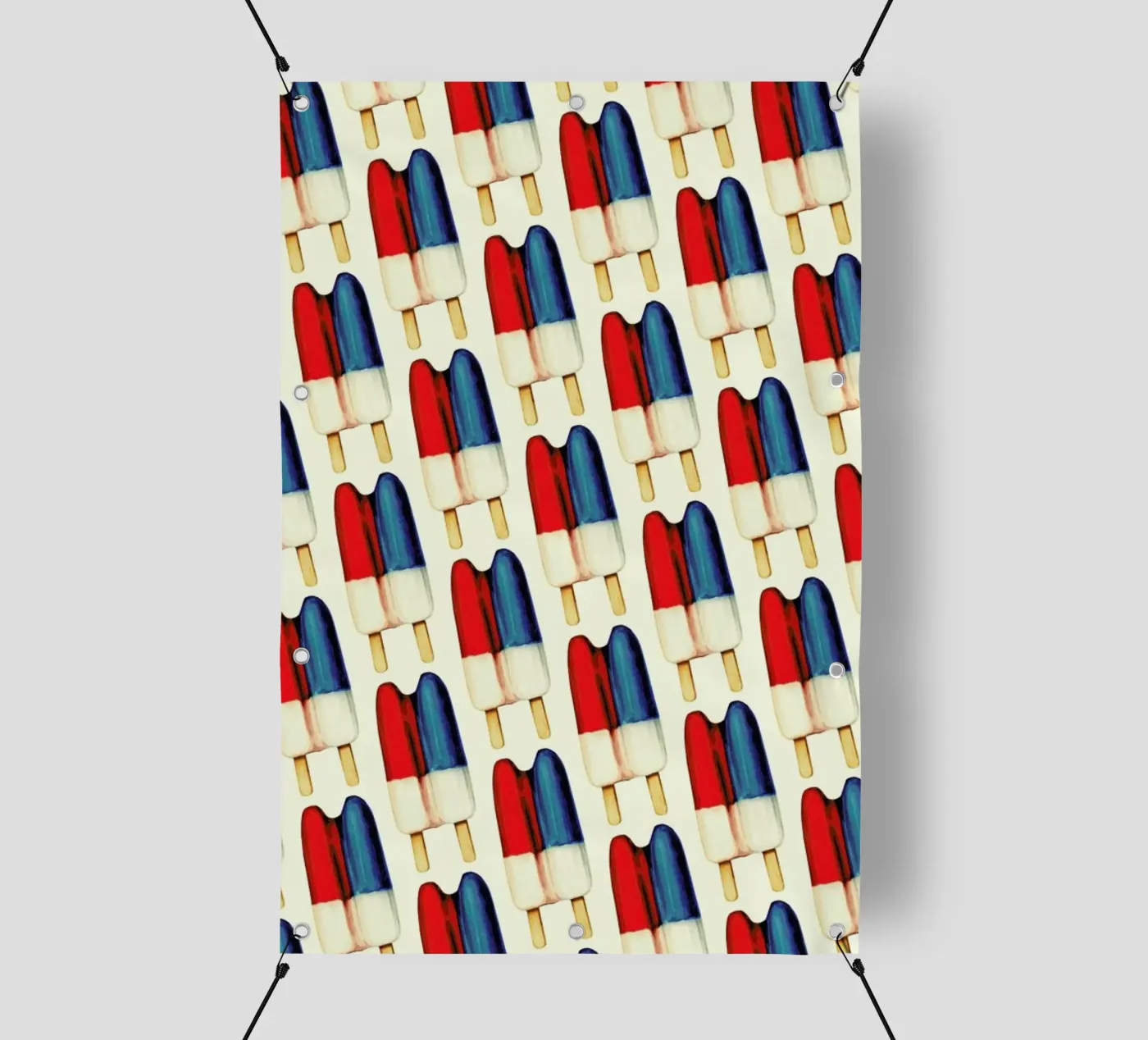 Double Popsicle Pattern PVC Plane von Kelly Gilleran