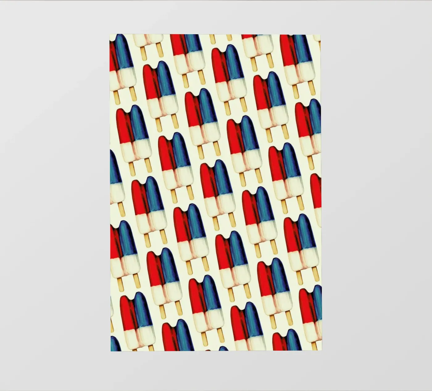 Double Popsicle Pattern PVC Plane von Kelly Gilleran