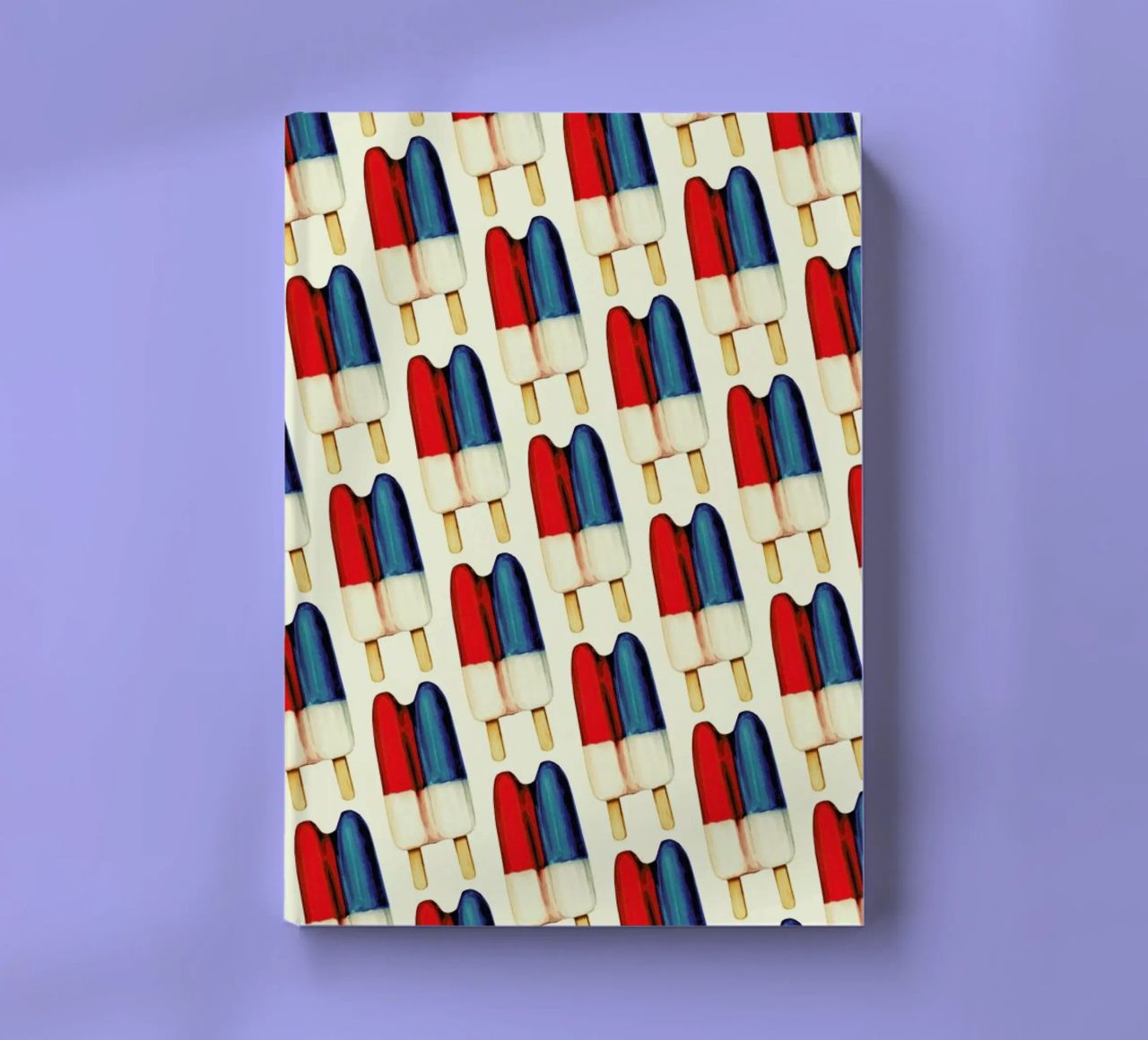 Double Popsicle Pattern notebook by Kelly Gilleran