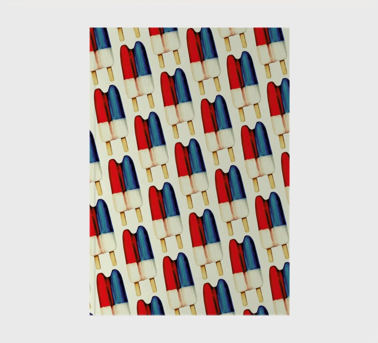 Double Popsicle Pattern notebook by Kelly Gilleran