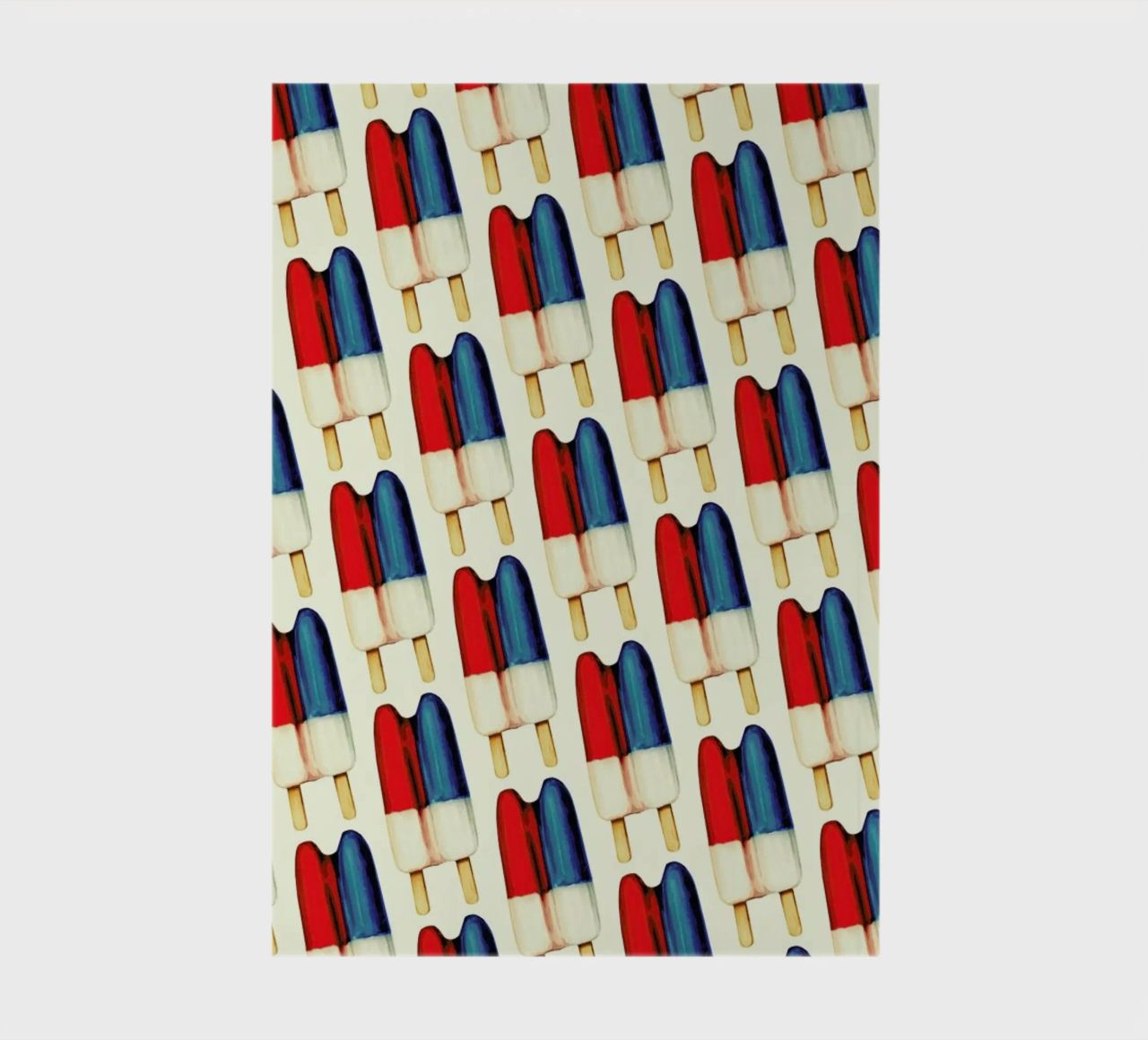 Double Popsicle Pattern notebook by Kelly Gilleran