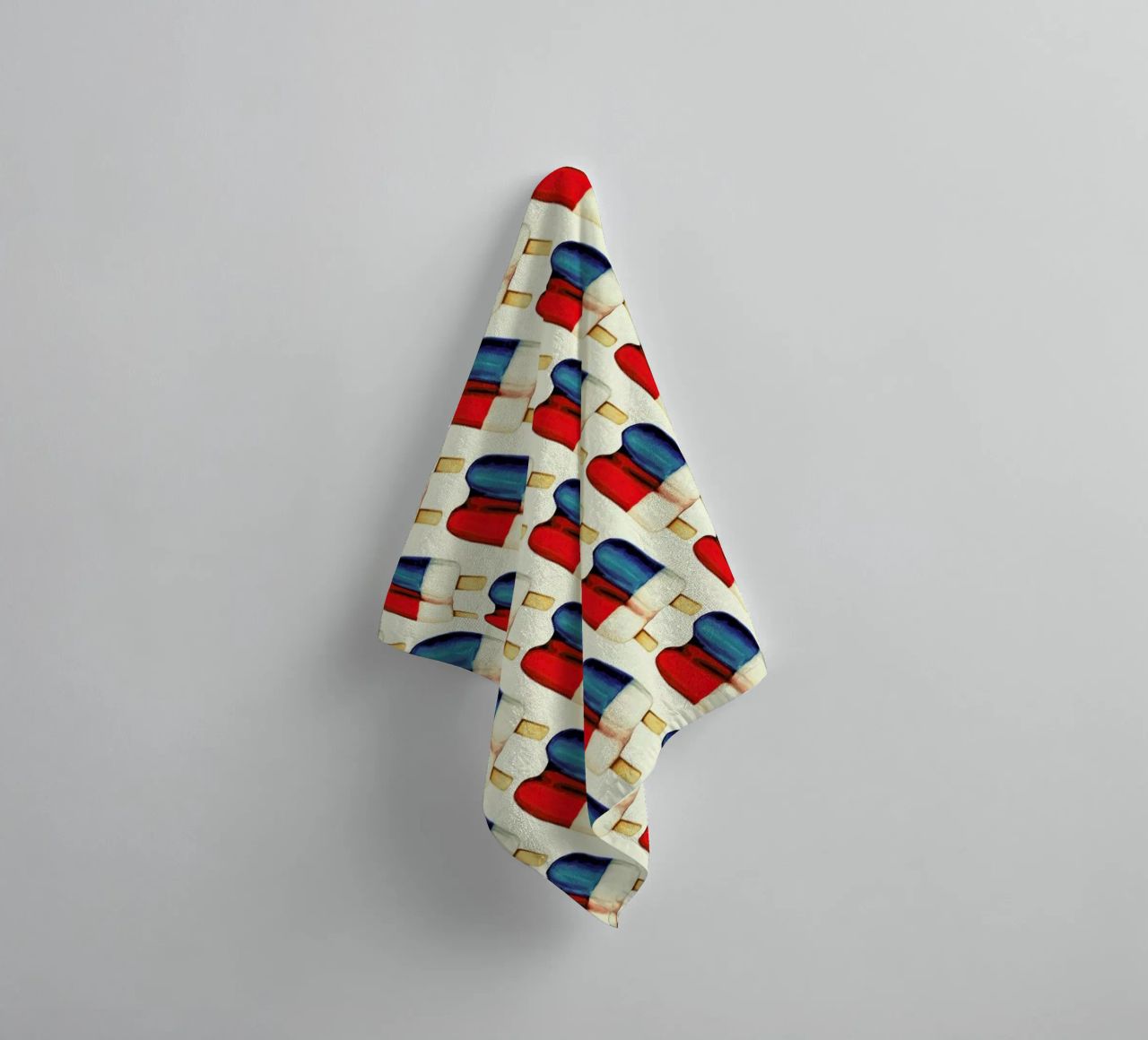 Double Popsicle Pattern towel by Kelly Gilleran