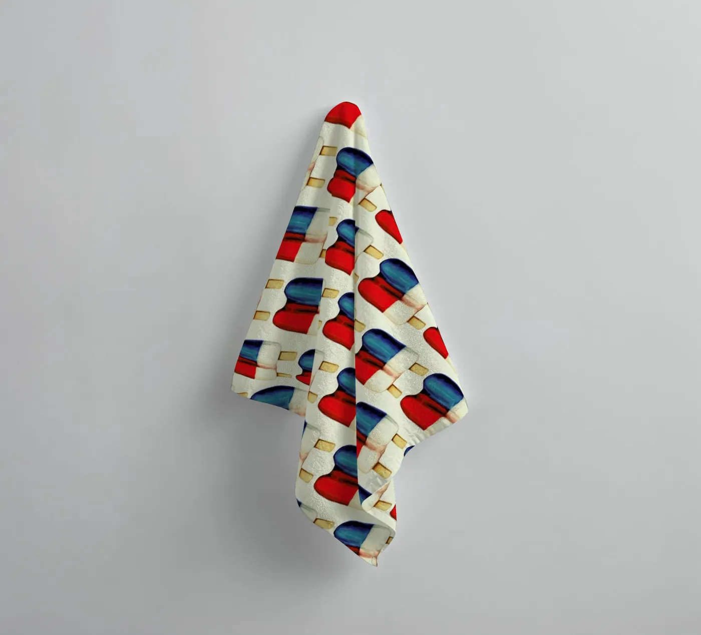 Double Popsicle Pattern Handtuch von Kelly Gilleran