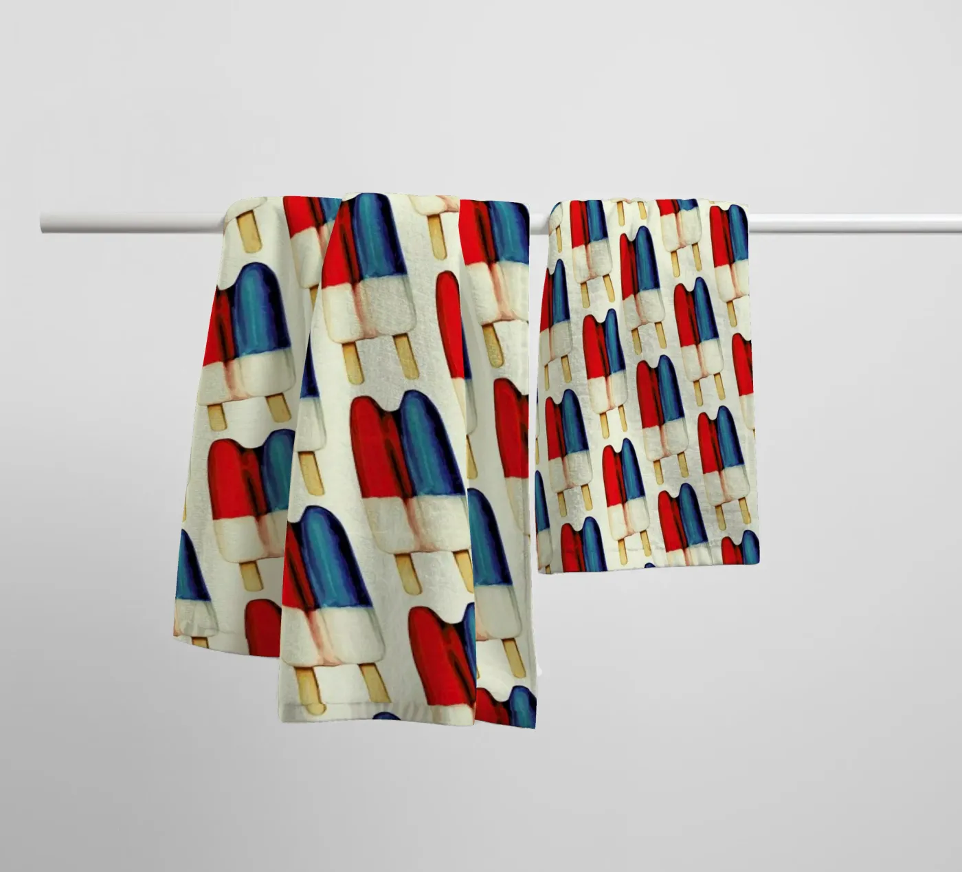 Double Popsicle Pattern Handtuch von Kelly Gilleran