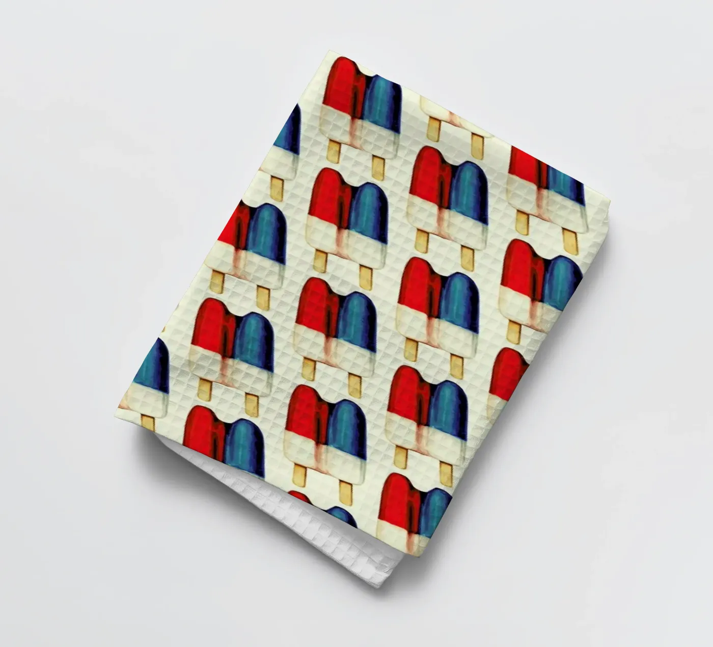 Double Popsicle Pattern theedoek van Kelly Gilleran