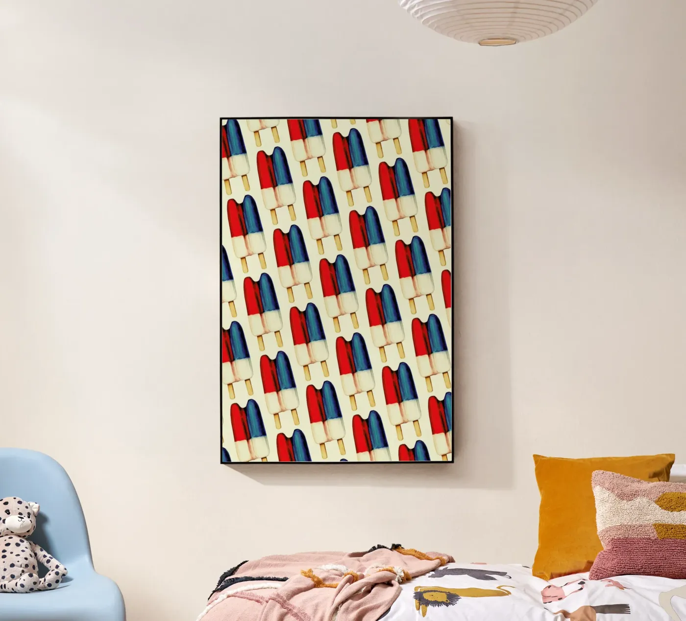 Double Popsicle Pattern acryl van Kelly Gilleran