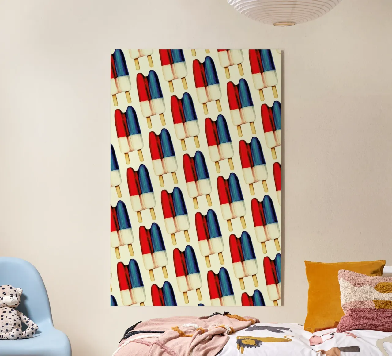 Double Popsicle Pattern acrylic glass by Kelly Gilleran