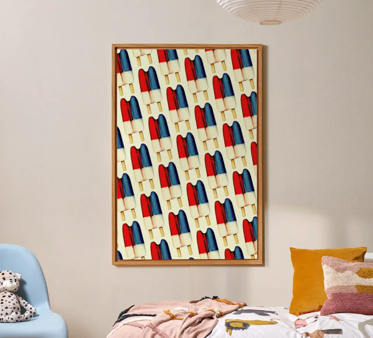 Double Popsicle Pattern alluminio dibond da Kelly Gilleran