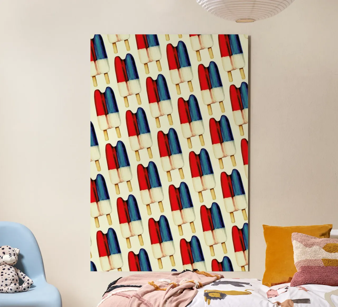 Double Popsicle Pattern alluminio dibond da Kelly Gilleran