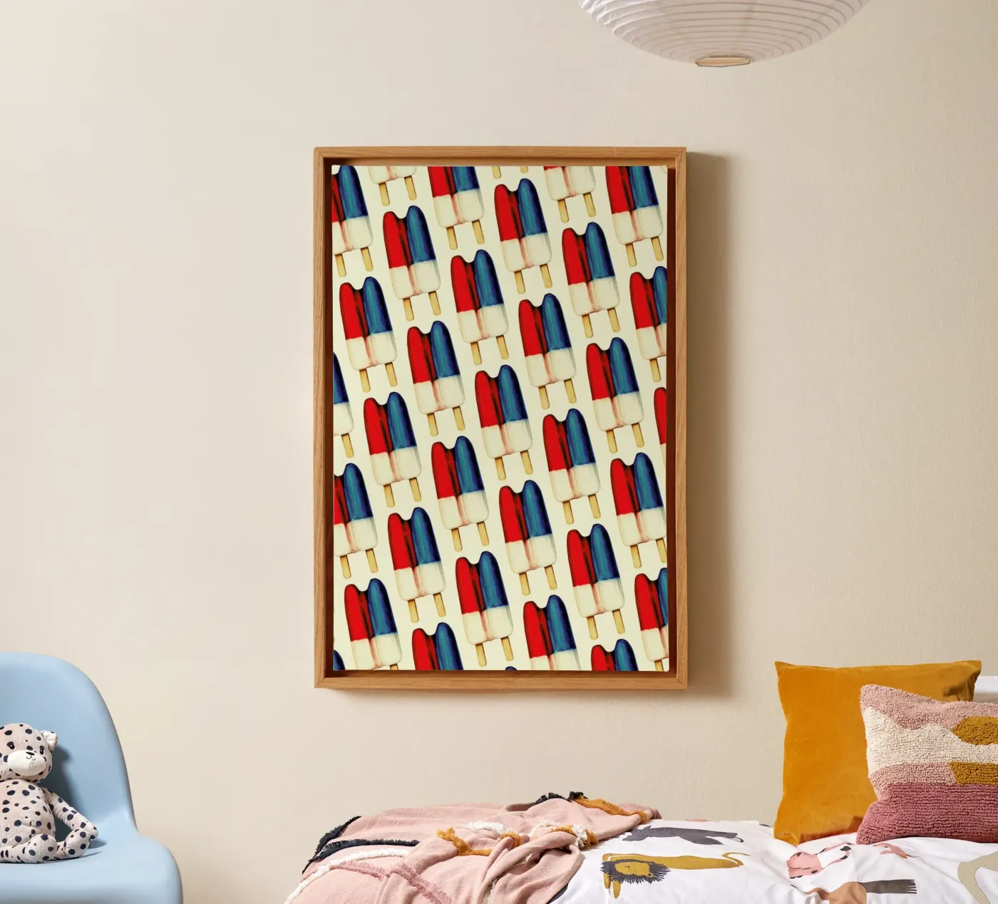 Double Popsicle Pattern canvas by Kelly Gilleran