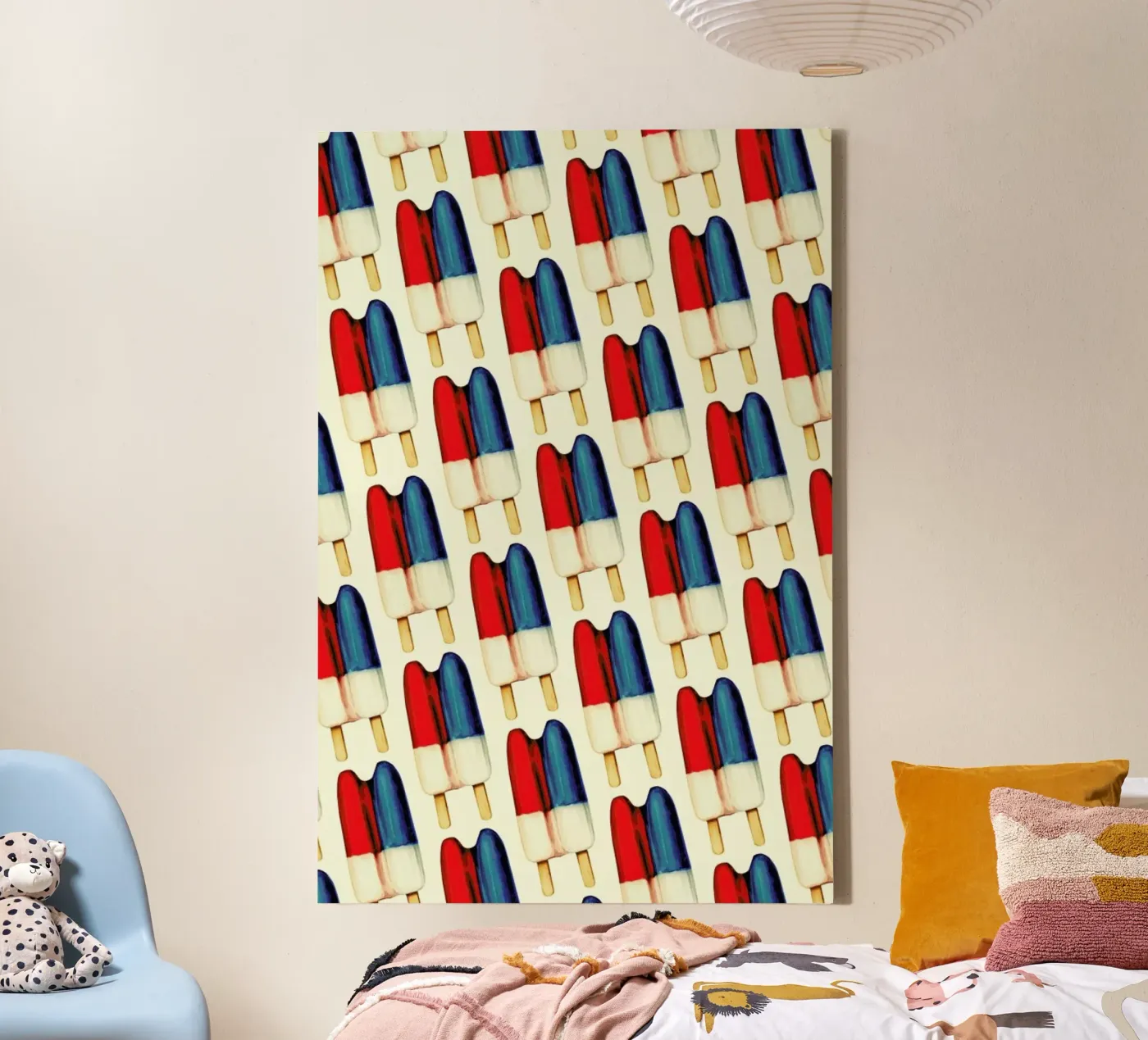 Double Popsicle Pattern canvas van Kelly Gilleran
