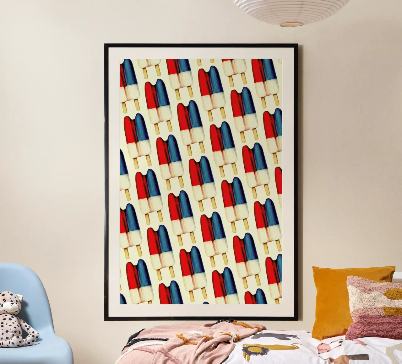 Double Popsicle Pattern carta hahnemühle da Kelly Gilleran