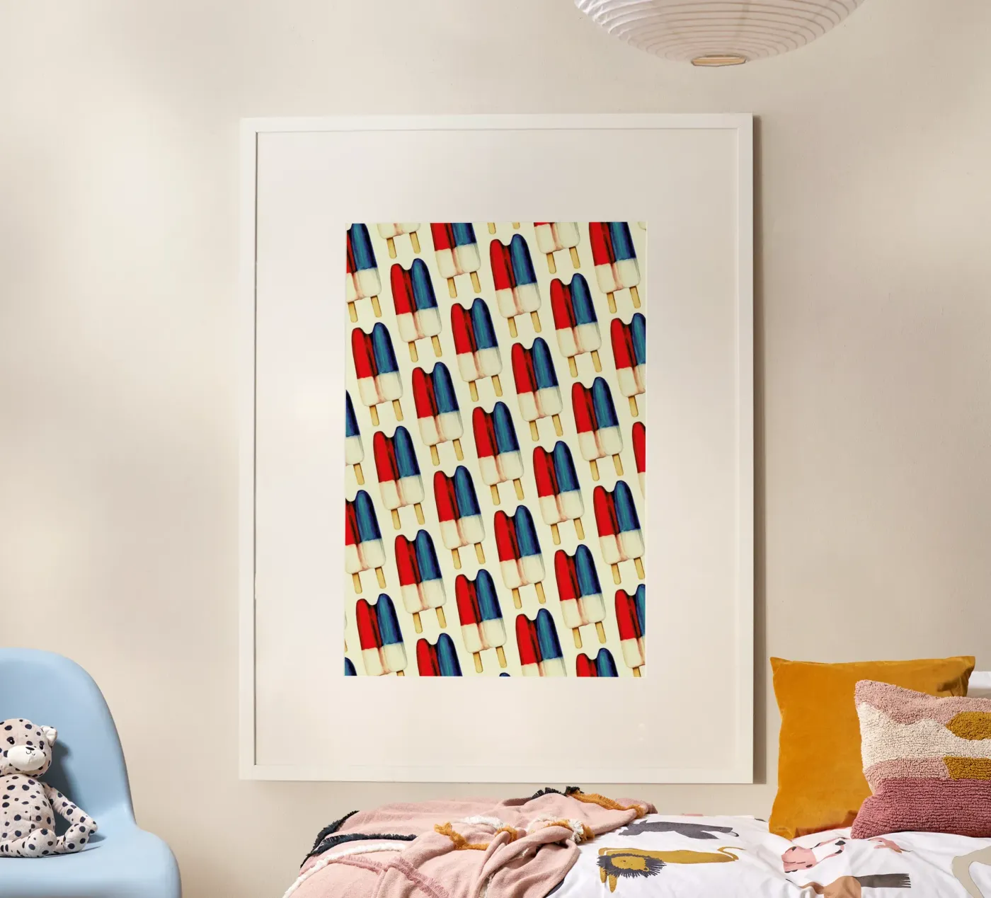 Double Popsicle Pattern Poster von Kelly Gilleran