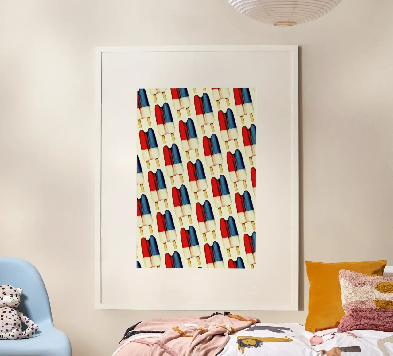 Double Popsicle Pattern carta hahnemühle da Kelly Gilleran